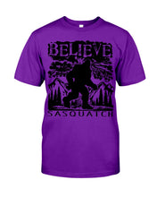 Load image into Gallery viewer, Bigfoot Believe Sasquatch Custom Design For Friends Guys Tee
