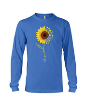 Load image into Gallery viewer, Be Here Tomorrow Sunflower Spina Bifida Awareness Unisex Long Sleeve
