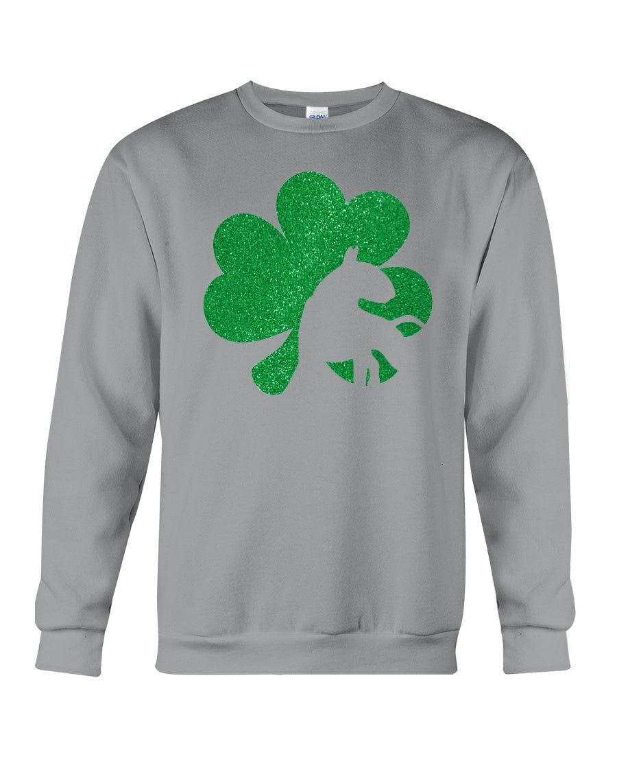 Bull Terrier Clover St Patrick's Day For Dog Lovers Sweatshirt