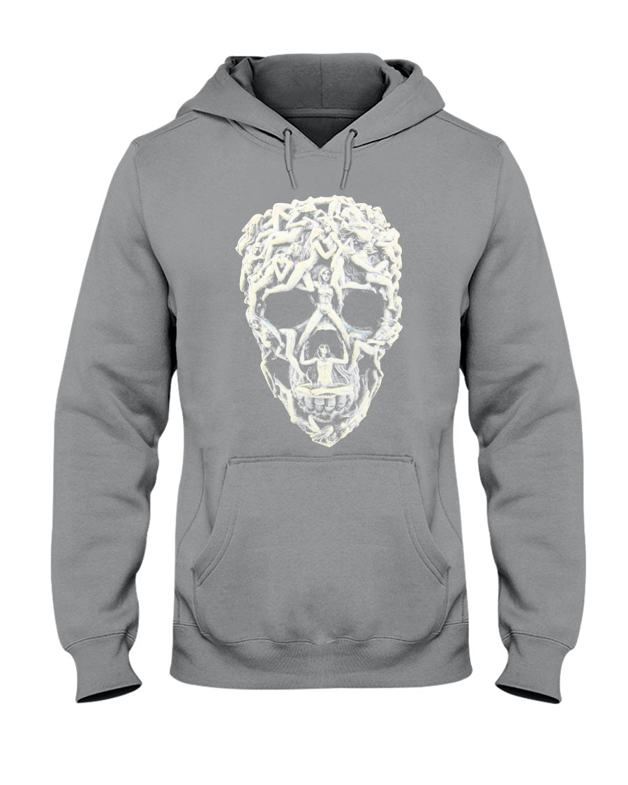 Aphrodite Curse -  Erotic Female Ghosts Skull Hoodie