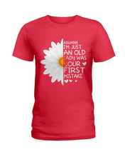 Load image into Gallery viewer, Assuming I&#39;m Just An Old Lady Was Your First Mistake Gift For Flower Lovers Ladies Tee
