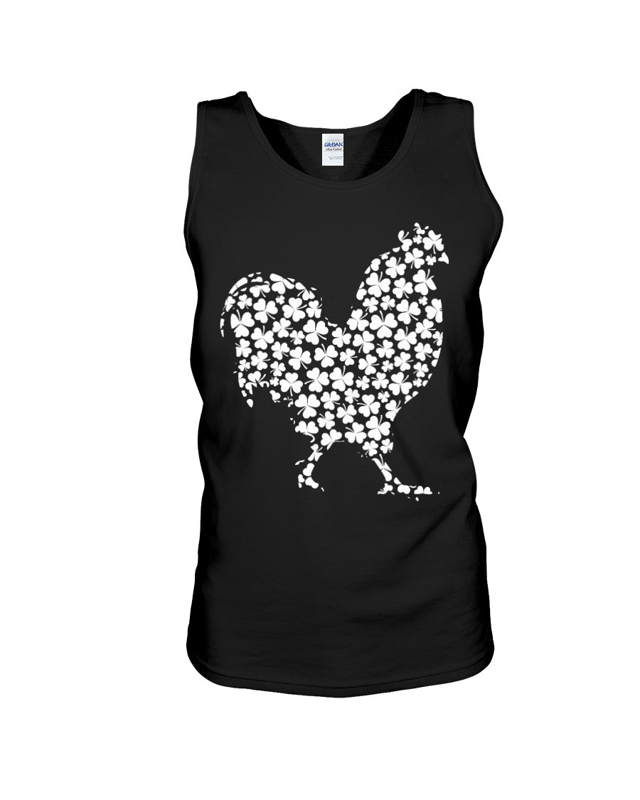 Chicken Irish Clover For St. Patrick's Day Unisex Tank Top