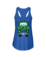 Load image into Gallery viewer, Blessed Nini Patrick&#39;s Day Custom Design Personalized Name Gifts Ladies Flowy Tank
