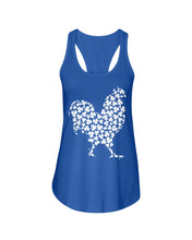 Load image into Gallery viewer, Chicken Irish Clover For St. Patrick&#39;s Day Ladies Flowy Tank
