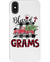 Load image into Gallery viewer, Blessed Grams Red Plaid Driving Car Custom Design Gifts Phone case
