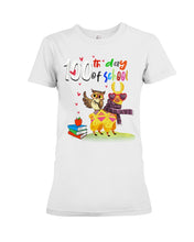 Load image into Gallery viewer, 100Th Day Of School Funny Llama  And Owl Gifts For Students Ladies Tee
