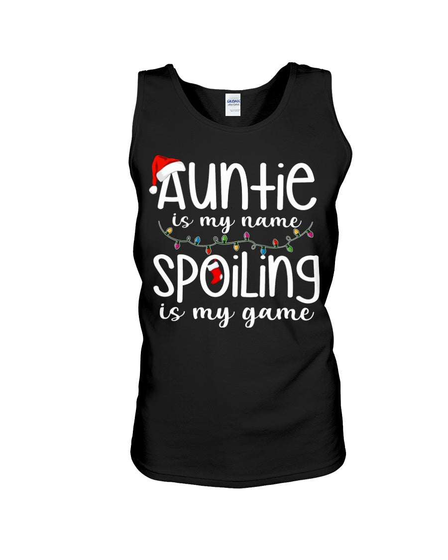 Auntie Is My Name - Spoiling Is My Game Unisex Tank Top