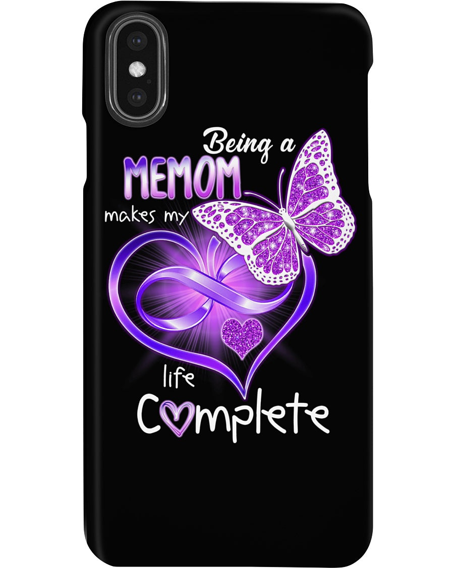 Being A    Memom Makes My Life Complete Personalized Name Gifts Phone case