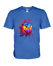 Load image into Gallery viewer, Colorful Sea Otter Custom Design For Animal Lovers Guys V-Neck
