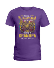 Load image into Gallery viewer, Being A Vietnam Veteran Is An Honor Grandpa Gifts Ladies Tee
