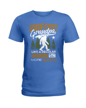 Load image into Gallery viewer, Bigfoot Grandma - Like A Regular Grandpa But Way More Squatchy Custom Design Ladies Tee
