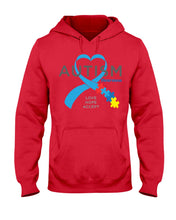 Load image into Gallery viewer, Autism Love Hope Accept Custom Design - World Autism Awareness Day Gift Hoodie
