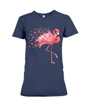 Load image into Gallery viewer, Autism Awareness- Autism Flamingo Custom Design Ladies Tee
