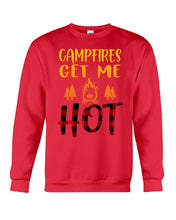 Load image into Gallery viewer, Campfires Get Me Hot Gifts For Camping Lovers Sweatshirt
