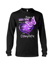 Load image into Gallery viewer, Being A   Gola Bone  Makes My Life Complete Personalized Name Gifts Unisex Long Sleeve
