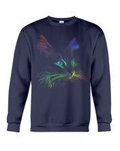 Load image into Gallery viewer, Colorful Cat Heart Custom Design Gift For Cat Lovers Sweatshirt
