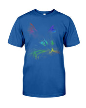 Load image into Gallery viewer, Colorful Cat Heart Custom Design Gift For Cat Lovers Guys Tee
