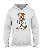 Load image into Gallery viewer, Bull I Love Mom Custom Design Gifts For Dog Lovers Hoodie
