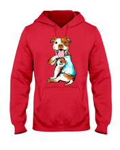 Load image into Gallery viewer, Bull I Love Mom Custom Design Gifts For Dog Lovers Hoodie
