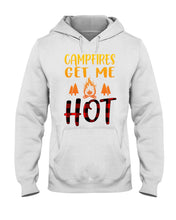 Load image into Gallery viewer, Campfires Get Me Hot Gifts For Camping Lovers Hoodie
