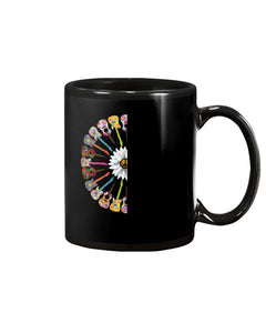 A Never Ending Hope For Peace Guitar Hippie Design Limited Edition Mug