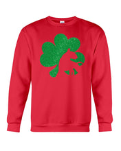 Load image into Gallery viewer, Bull Terrier Clover St Patrick&#39;s Day For Dog Lovers Sweatshirt

