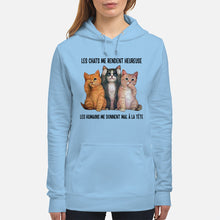 Load image into Gallery viewer, Cat Make Me Happy Gift For Cat Lovers Hoodie
