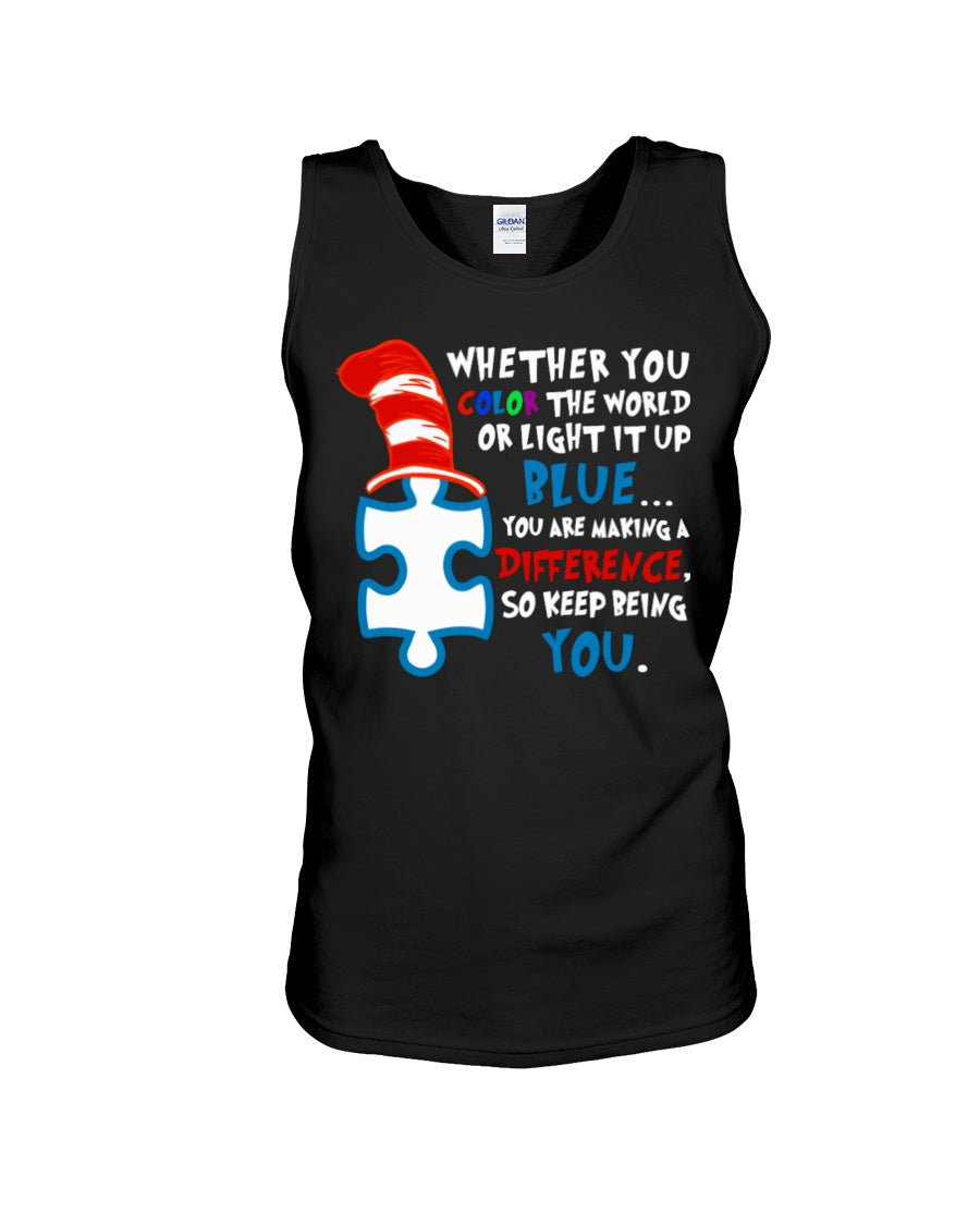 Autism Keep Being You Custom Design Gift Unisex Tank Top