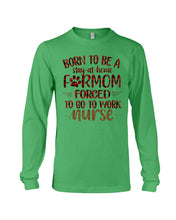 Load image into Gallery viewer, Born To Be A Stay At Home Furmom Funny Gift For Mother&#39;s Day Unisex Long Sleeve
