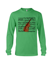 Load image into Gallery viewer, Cello Special Unique Custom Design For Music Instrument Lovers Unisex Long Sleeve
