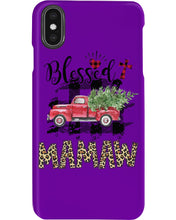Load image into Gallery viewer, Blessed Mamaw Leopard Pattern Driving Car Custom Design Gifts Phone case
