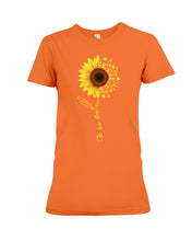 Load image into Gallery viewer, Be Here Tomorrow Sunflower Spina Bifida Awareness Ladies Tee
