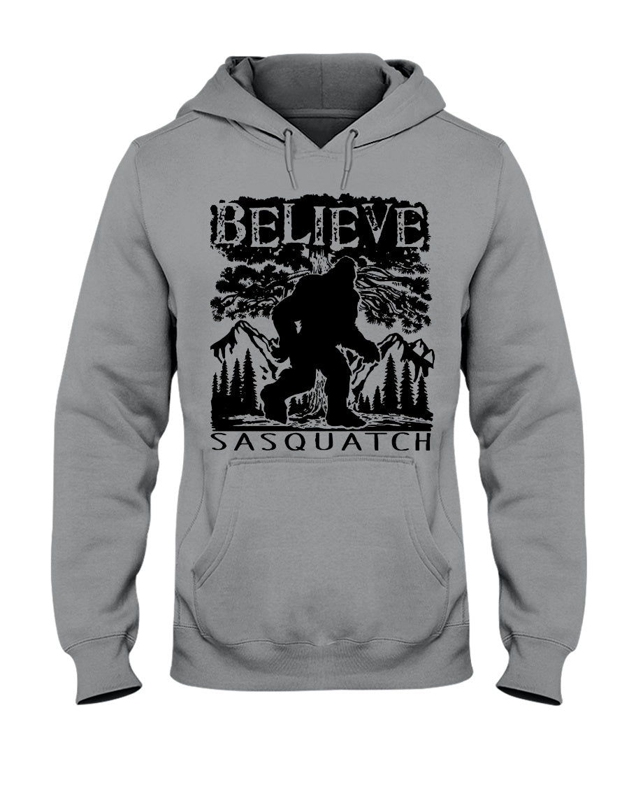 Bigfoot Believe Sasquatch Custom Design For Friends Hoodie