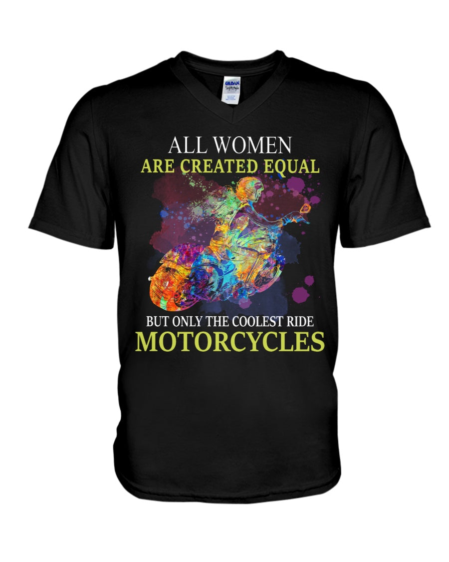 All Women Are Created Equal Gifts Guys V-Neck