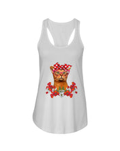 Load image into Gallery viewer, Abyssinian Bow Special Gift For Cat Lovers Ladies Flowy Tank
