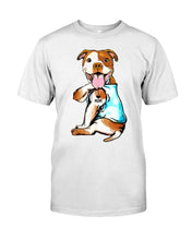 Load image into Gallery viewer, Bull I Love Mom Custom Design Gifts For Dog Lovers Guys Tee
