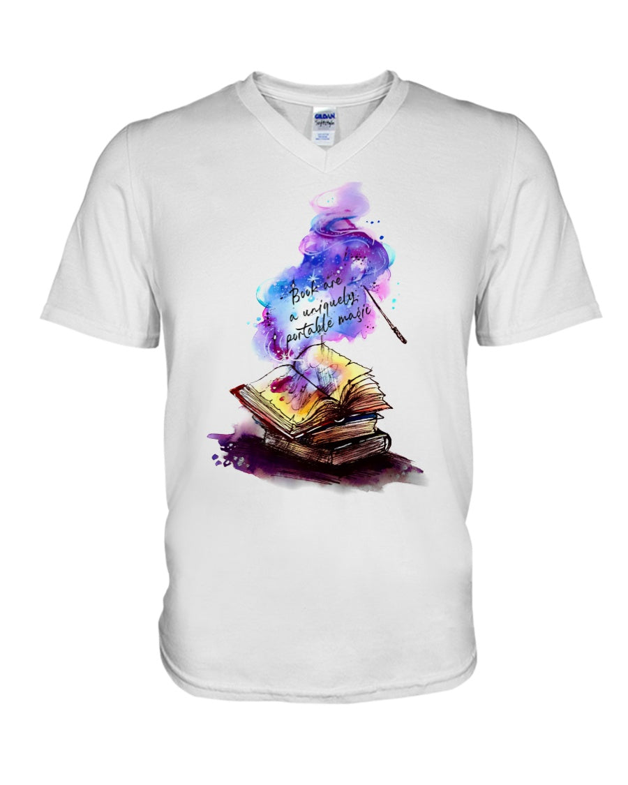 Book Are Uniquely Custom Design Gifts Guys V-Neck