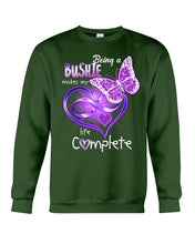 Load image into Gallery viewer, Being A   Bushie  Makes My Life Complete Personalized Name Gifts Sweatshirt
