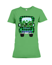 Load image into Gallery viewer, Blessed Ganny Patrick&#39;s Day Custom Design Personalized Name Gifts Ladies Tee
