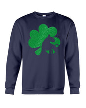 Load image into Gallery viewer, Bull Terrier Clover St Patrick&#39;s Day For Dog Lovers Sweatshirt

