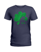 Load image into Gallery viewer, Bull Terrier Clover St Patrick&#39;s Day For Dog Lovers Ladies Tee
