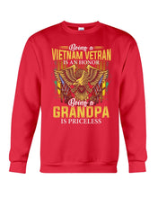 Load image into Gallery viewer, Being A Vietnam Veteran Is An Honor Grandpa Gifts Sweatshirt
