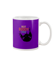 Load image into Gallery viewer, Best Buddy Ever Colorful Words Abstract Personalized Name Gifts Mug
