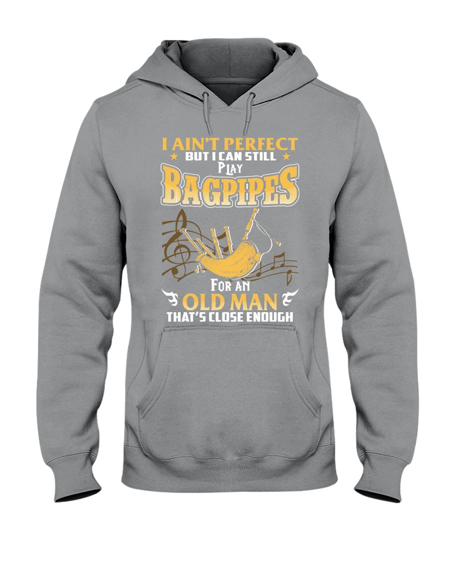 Bagpipes - Old Man Perfect Funny Gift For Birthday Hoodie