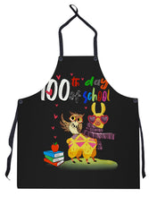 Load image into Gallery viewer, 100Th Day Of School Funny Llama  And Owl Gifts For Students Apron
