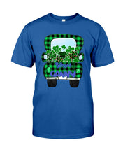 Load image into Gallery viewer, Blessed Ganny Patrick&#39;s Day Custom Design Personalized Name Gifts Guys Tee
