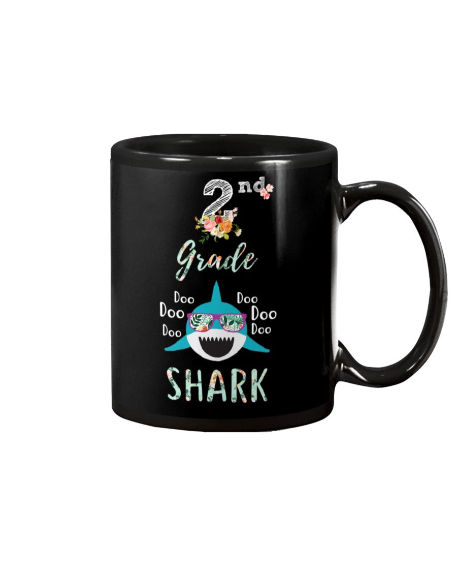 2Nd Grade Doo Doo Shark Anniversary Gift Mug