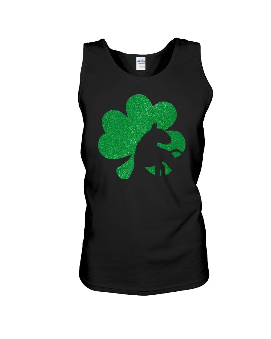 Bull Terrier Clover St Patrick's Day For Dog Lovers Unisex Tank Top