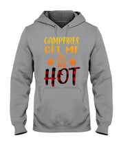 Load image into Gallery viewer, Campfires Get Me Hot Gifts For Camping Lovers Hoodie
