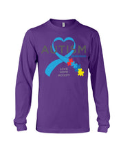 Load image into Gallery viewer, Autism Love Hope Accept Custom Design - World Autism Awareness Day Gift Unisex Long Sleeve
